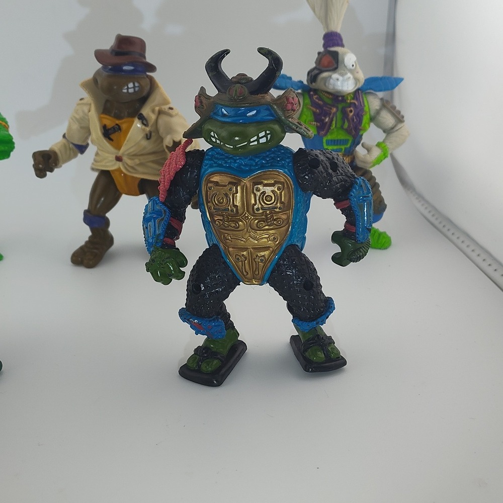 Vintage TMNT action figures Teenage Mutant Ninja Turtles Leonardo Space Usagi - Picture 3 of 16